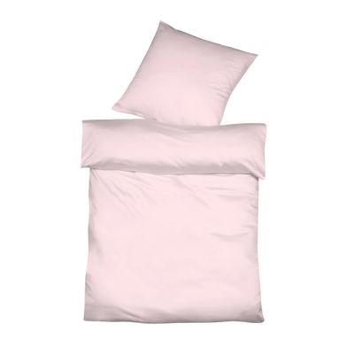 Liebling Half-Linen Bedding Set 240 x 220 cm + 2 x 80 x 80 cm, Pink