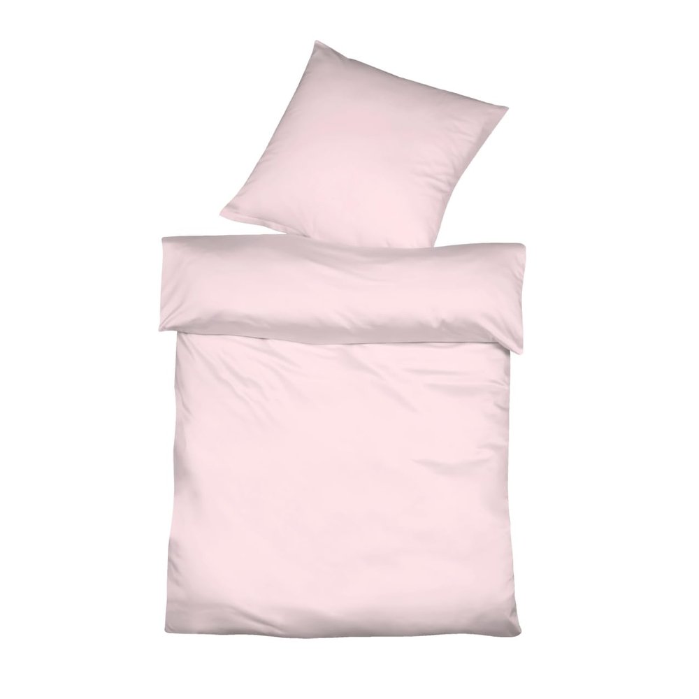 Liebling Half-Linen Bedding Set 240 x 220 cm + 2 x 80 x 80 cm, Pink