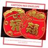 Gogogmee Red Envelopes for Spring Festival, Chinese Hongbao with Cartoon Patterns for Weddings and Birthdays, Random Style view 3