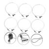 WOONEKY 6-Piece Stainless Steel Picture Hanging Set with Adjustable Wire Hooks view 2