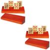 Abaodam 4-Piece Wooden Card Holders with Base view 1