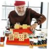 Abaodam 4-Piece Wooden Card Holders with Base view 3