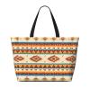 YQxwJL Waterproof Native American Print Shoulder Bag, Black, One Size view 3