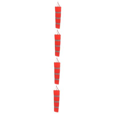 BESPORTBLE 4-Piece Reflective Windsock, Waterproof Oxford Fabric, Outdoor Wind Direction Indicator