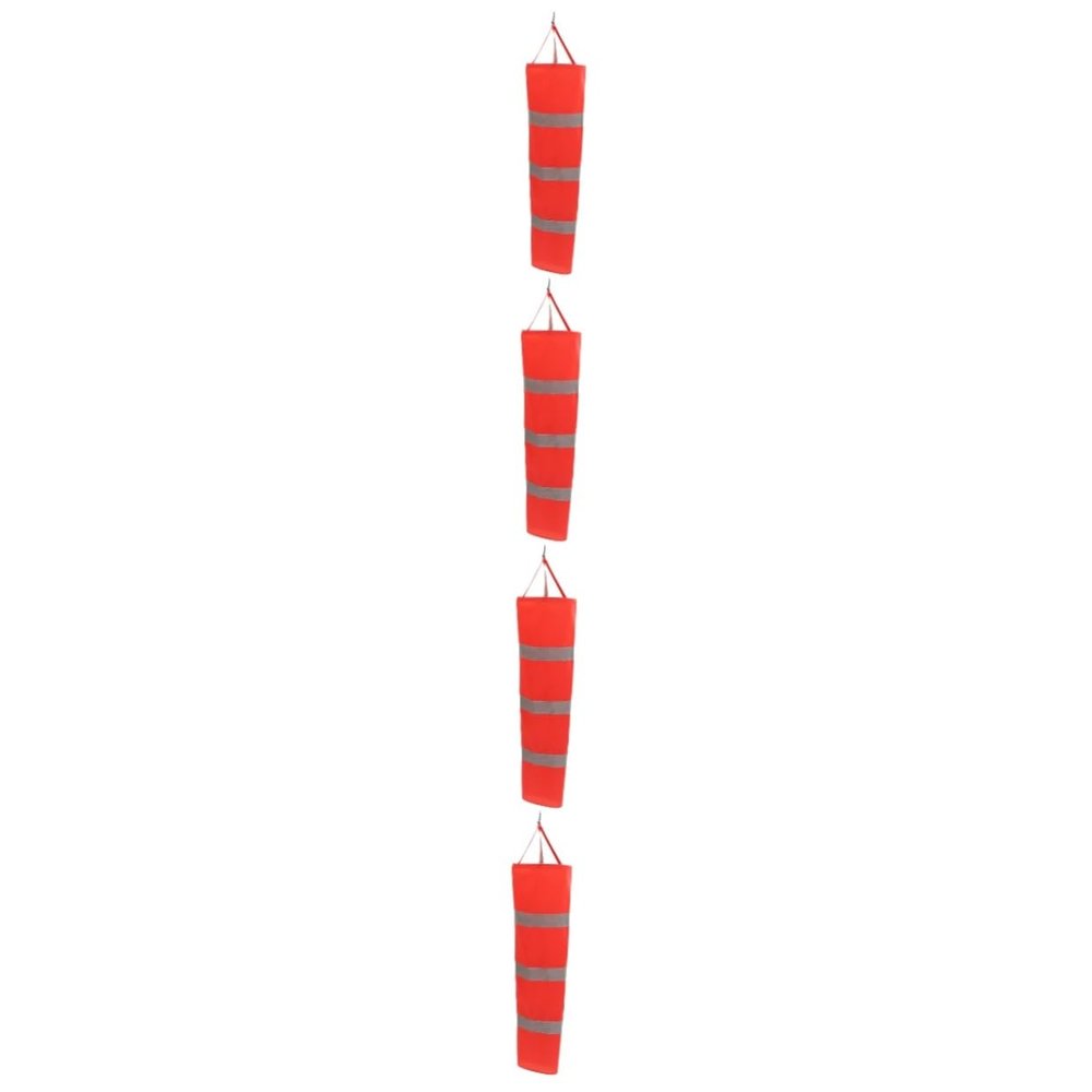 BESPORTBLE 4-Piece Reflective Windsock, Waterproof Oxford Fabric, Outdoor Wind Direction Indicator