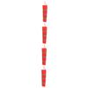 BESPORTBLE 4-Piece Reflective Windsock, Waterproof Oxford Fabric, Outdoor Wind Direction Indicator view 1