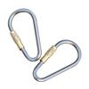 Sosoport 6-Piece High-Strength D-Shaped Locking Carabiner Hooks for Camping, Climbing, Backpacks and Hammocks view 1