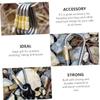 Sosoport 6-Piece High-Strength D-Shaped Locking Carabiner Hooks for Camping, Climbing, Backpacks and Hammocks view 2