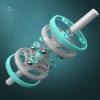 Home Fitness Ab Roller Wheel for Abdominal and Core Training, Green view 2
