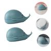 ORFOFE Laundry Cleaning Brushes, Blue, 2-Piece Set, PP/PE, Whale-Shaped, Compact view 3