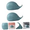 ORFOFE Laundry Cleaning Brushes, Blue, 2-Piece Set, PP/PE, Whale-Shaped, Compact view 4