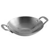 COLLBATH Stainless Steel Cooking Pot with Double Handles, Hammered Texture, Non-Slip and Limescale-Free, for Dry Pot and Spicy Hot Pot Cooking view 1