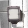 Black Weatherproof ABS Outdoor Outlet Cover, PP view 4
