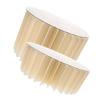 2-Pack Foldable Cylindrical Paper Pedestal Stands with Acrylic Plates view 1