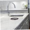 Stainless Steel Built-In Swing-Top Trash Can Lid view 3