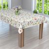 laro Washable PVC Oilcloth Tablecloth, Rectangular, Floral Rosehip Pattern, 140 x 160 cm view 3