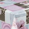 laro Washable PVC Tablecloth, Orchid Mandala, 100 x 120 cm view 4