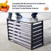 YHDZWY Outdoor Air Conditioner Cover, Gray, 110 x 80 x 60 cm view 4