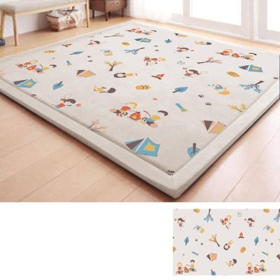 Soft Coral Fleece Play Mat for Kids