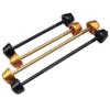 MAYANGYANG TP Line Bicycle Quick-Release Skewer for Front and Rear Hubs, Titanium-Alloy Axle Center, 74–112 mm, Rear Silver view 2
