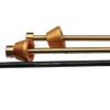 MAYANGYANG TP Line Bicycle Quick-Release Skewer for Front and Rear Hubs, Titanium-Alloy Axle Center, 74–112 mm, Rear Silver view 3