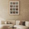 Orange Beige Dragon Mosaic Tile Stickers, PVC, Waterproof, Self-Adhesive, 15 x 15 cm, 24-Pack view 4