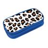 VANANI Leopard Large-Capacity Pencil Case, Blue view 3