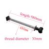 YUANYAO 19" (480 mm) Long Wooden Bench Screw, 30 mm Diameter, Woodworking Table Clamp view 2