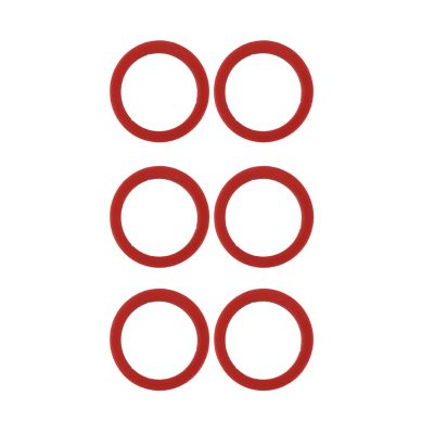 6-Piece Silicone Group Gasket Set, E61 Coffee Machine Steam Rings, 8 mm
