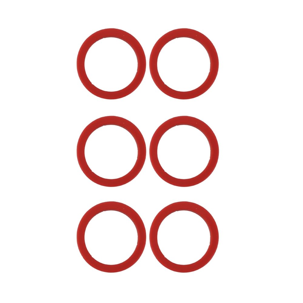 6-Piece Silicone Group Gasket Set, E61 Coffee Machine Steam Rings, 8 mm