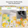 50-Piece Jelly Roll Cotton Fabric Strips for Quilting, 6.4 cm Floral Strips, Assorted Patterns, Yellow II view 4