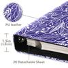 Photo Album Binder, Blue Exotic Leaves and Birds, Self-Adhesive Pages, 4x6 view 4