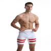 Men's Wrestling Singlet, Slim-Fit, One-Piece, Sleeveless, White/Red, Small view 4
