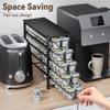 HFHOME K-Cup Holder for Countertops, 5-Tier Metal Drawer, 70-Cup Capacity, 3 Cup Holders view 2