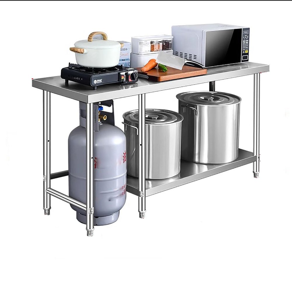 MTSYXYM Stainless Steel Commercial Prep Table