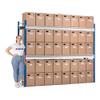 PROREGAL MAXIMUS PRO Wide-Span Shelving | Starter Unit | 300 x 175 x 120 cm | 2 Levels | Chipboard Shelves | 770 kg per Level | Light Blue/Light Gray view 2