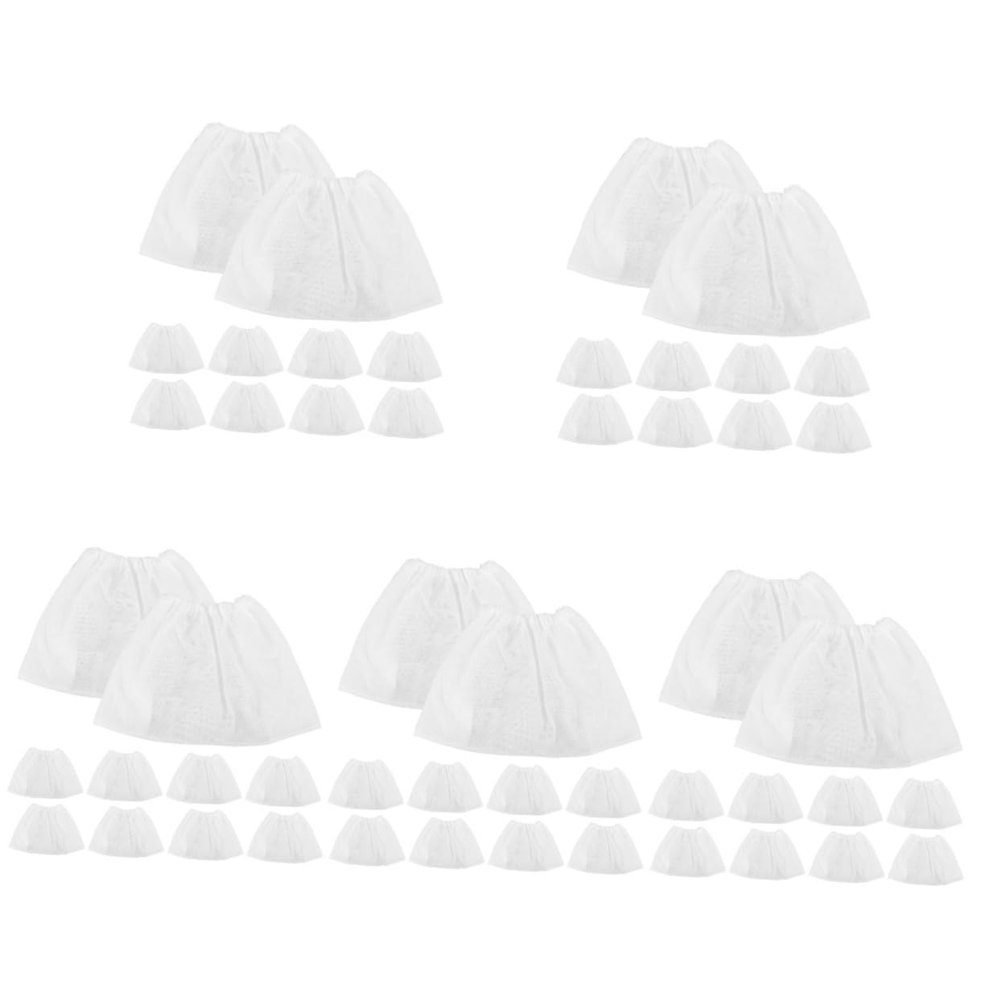 FRCOLOR 50 Nail Art Vacuum Bags, Nonwoven Nail Dust Collection Bags with Drawstring
