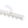 Self-Adhesive Aluminum Curtain Track, Room Divider, White, 100 cm (39.3 in) view 1