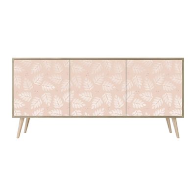 HEALANCY Riva Oak Sideboard with 3 Doors
