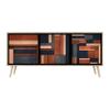 HEALANCY 3-Door Sideboard Cabinet, Riva Oak view 1