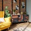 HEALANCY 3-Door Sideboard Cabinet, Riva Oak view 2
