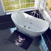 Sanilo Bathroom Rug, Soft and Slip-Resistant, Washable and Quick-Drying, Cool Cat, 70 x 110 cm view 3