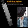 Mini EDC Titanium Pocket Pry Bar with Hanging Hole and Bottle Opener view 4