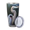 Ousika 590 ml Stainless Steel Travel Tumbler with Lid and Straw, Vacuum-Insulated, Double-Wall view 2