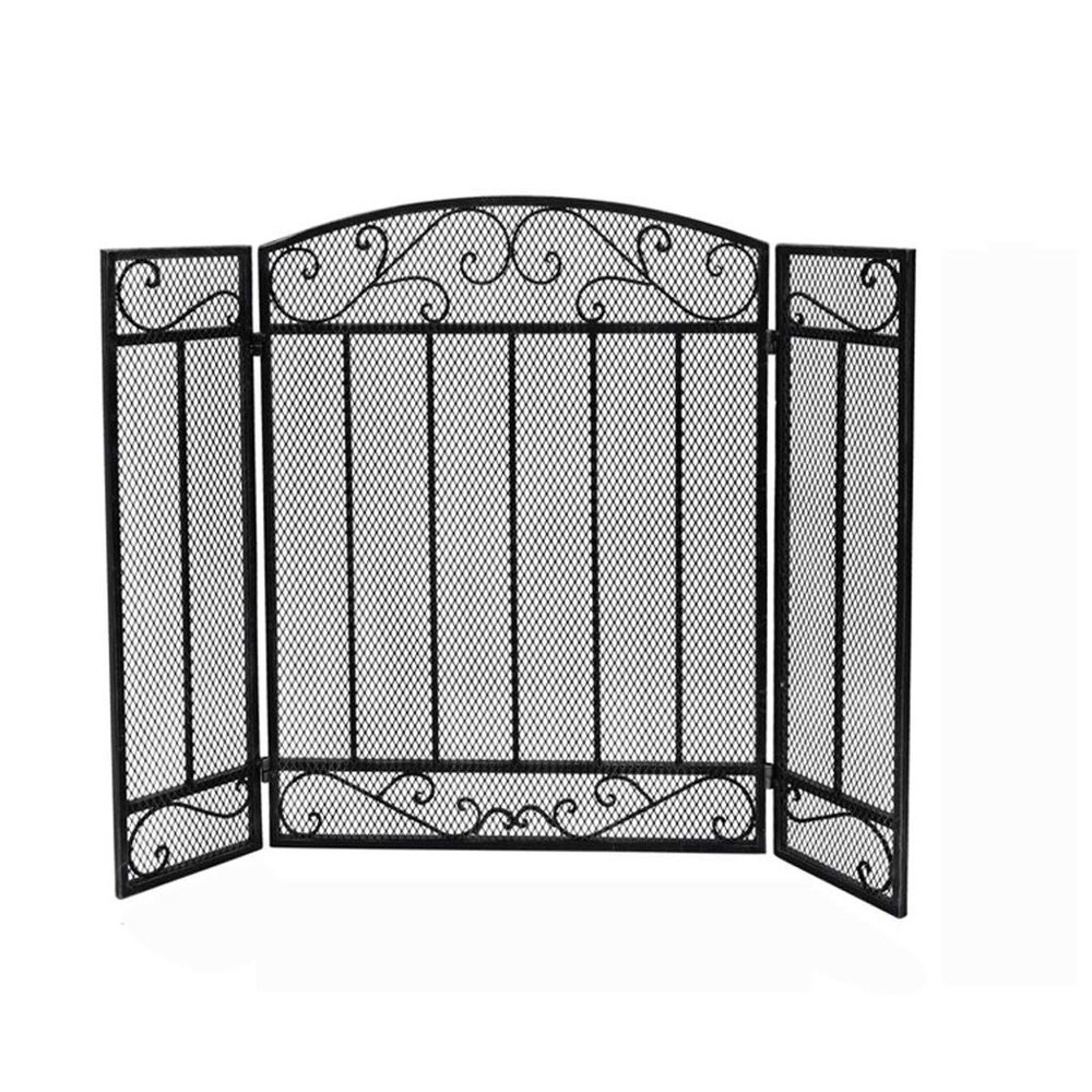 BGFYUSF 3-Panel Fireplace Screen
