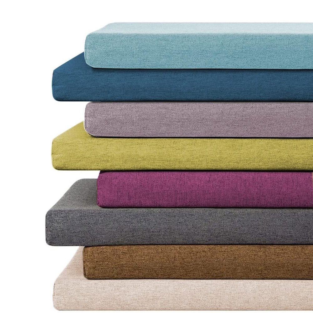 Long Bench Cushion for 2- and 3-Seater Benches, Dark Gray, 60 x 35 x 3 cm