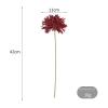 Yanonug Artificial Single-Branch Brushed Gerbera Daisies, Small Silk Flowers, Orange, 5 Pieces view 3