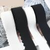 Wide Elastic Band, Black, 35 mm x 10 m view 2