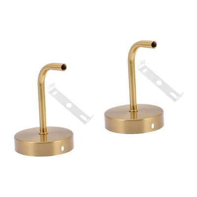 Hoement 2-Piece Wrought-Iron Wall Light Bracket Set