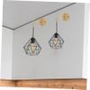 Hoement 2-Piece Wrought-Iron Wall Light Bracket Set view 2